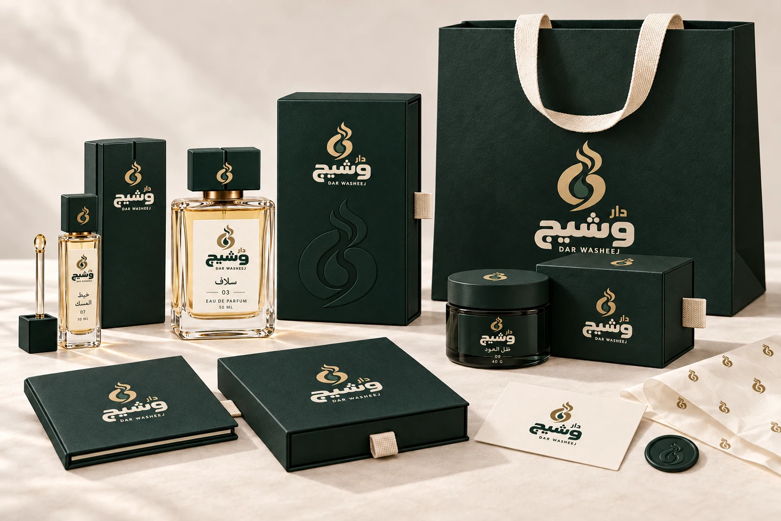 تغليف دار وَشيج بالهوية الجديدة